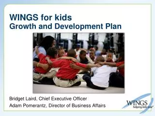 WINGS for kids Growth and Development Plan