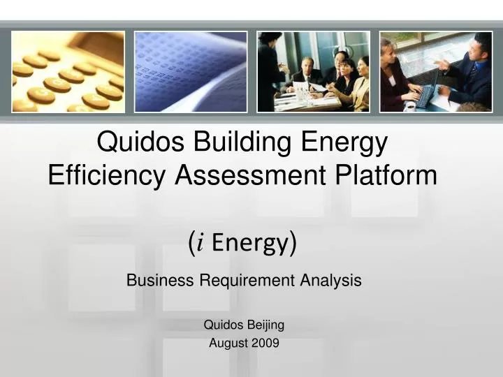 quidos building energy efficiency assessment platform i energy