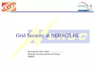Grid Security at NERSC/LBL