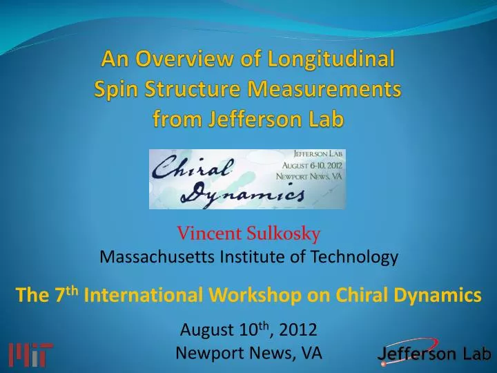 an overview of longitudinal spin structure measurements from jefferson lab