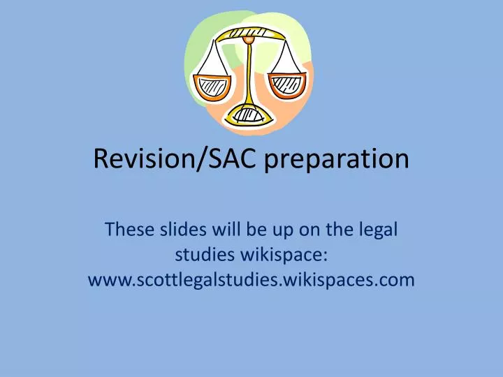 revision sac preparation