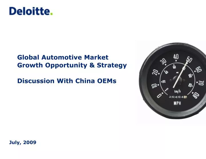 global automotive market growth opportunity strategy discussion with china oems