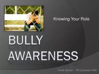 BULLY AWARENESS