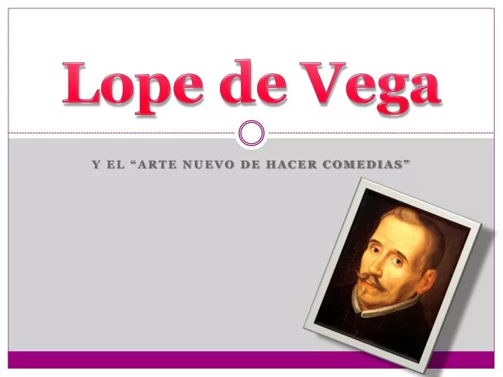 lope de vega