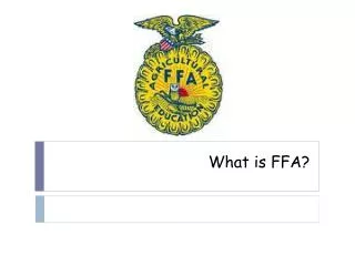 what is ffa