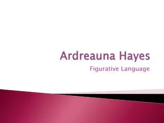 Ardreauna Hayes