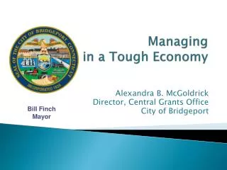 Managing Grants in a Tough Economy