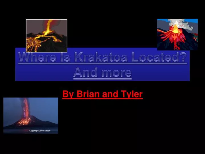 where is krakatoa located and more