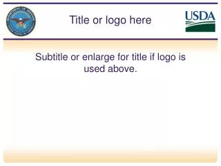 title or logo here