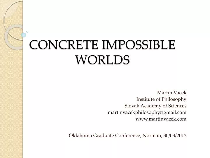 concrete impossible worlds