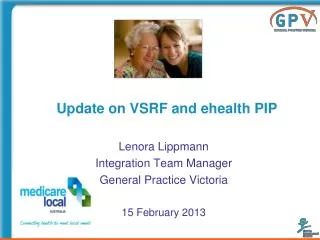 update on vsrf and ehealth pip