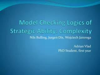 Model Checking Logics of Strategic Ability: Complexity