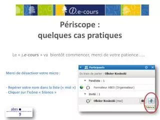 p riscope quelques cas pratiques