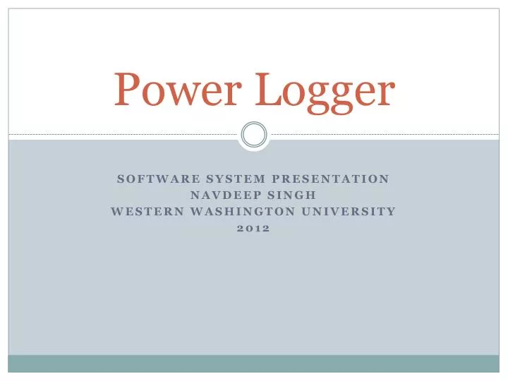 power logger