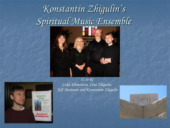 konstantin zhigulin s spiritual music ensemble