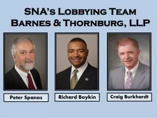 SNA’s Lobbying Team Barnes &amp; Thornburg, LLP