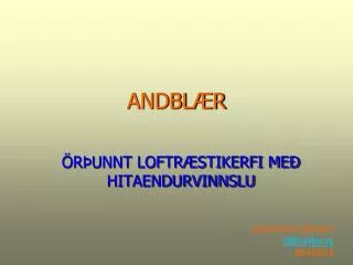 andbl r
