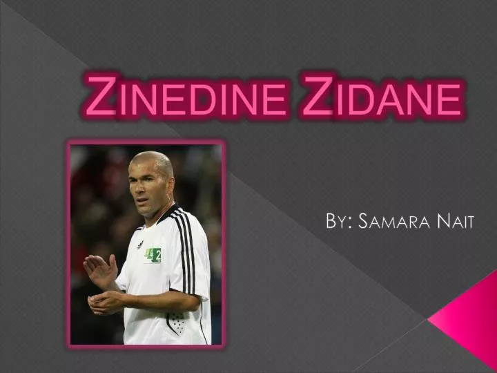 zinedine zidane