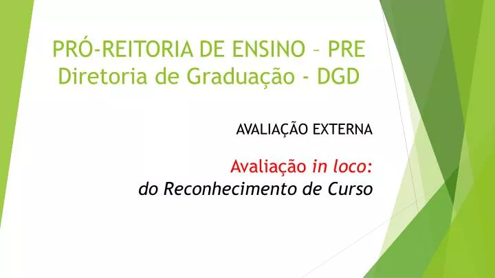 pr reitoria de ensino pre diretoria de gradua o dgd