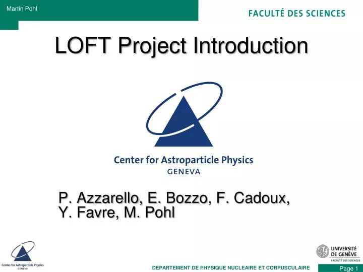 loft project introduction