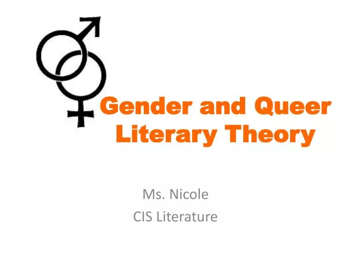 gender and queer literary theory