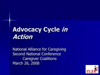Advocacy Cycle in Action