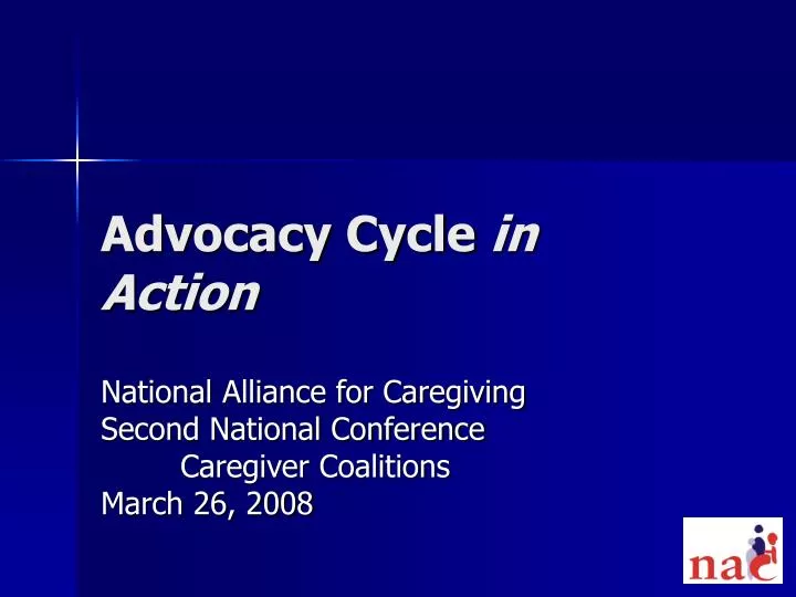 advocacy cycle in action