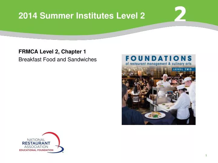 2014 summer institutes level 2