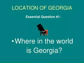 LOCATION OF GEORGIA