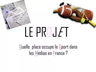 le pr o j e t