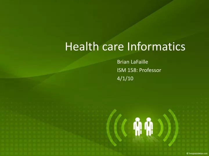health care informatics