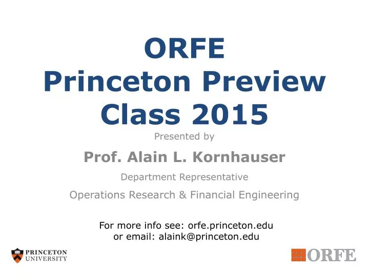 orfe princeton preview class 2015