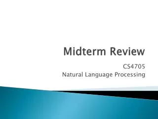 midterm review