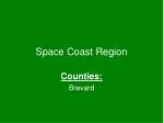Space Coast Region - slide 1