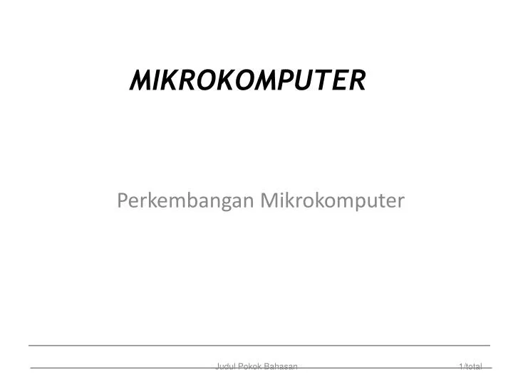 mikrokomputer