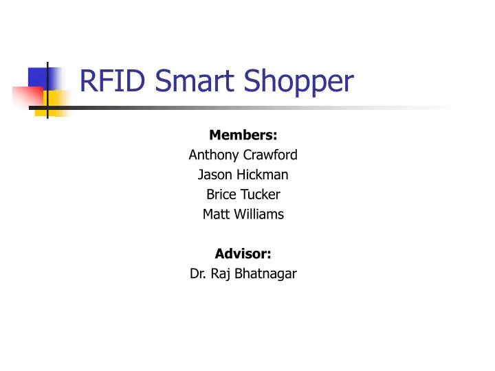 rfid smart shopper