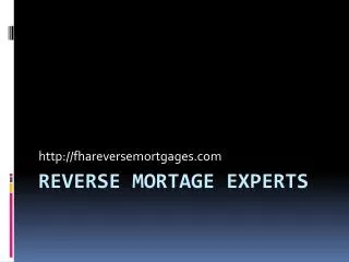 FHA Reverse Mortgage Escondido, CA