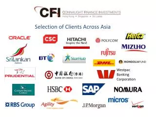 Selection of Clients Across Asia