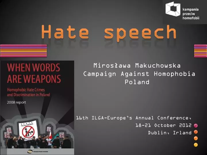 hate speech presentation for students