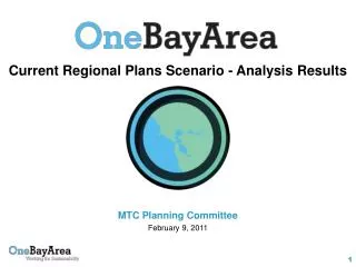 Current Regional Plans Scenario - Analysis Results