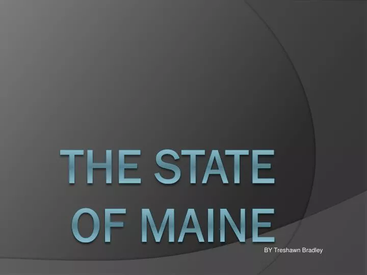 the state of maine