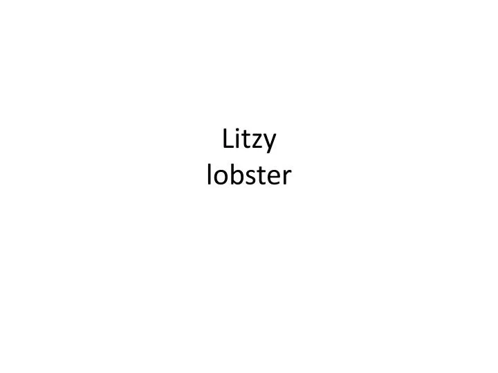 litzy lobster