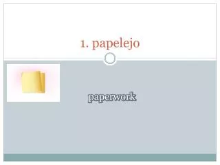 1 papelejo
