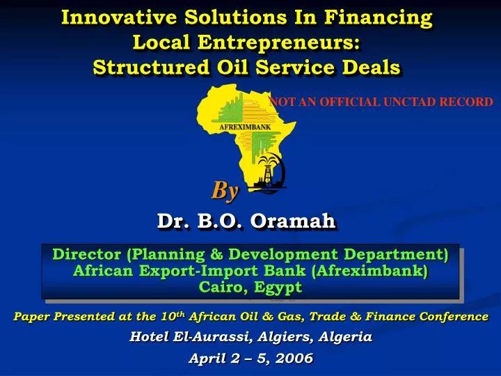 dr b o oramah