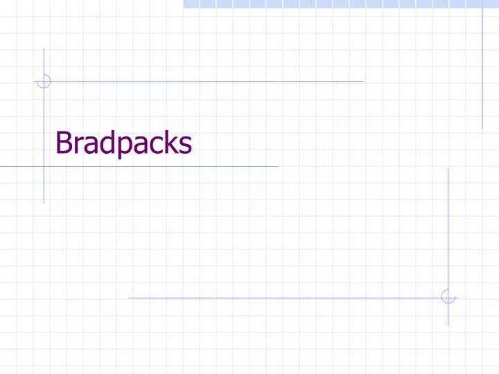 bradpacks