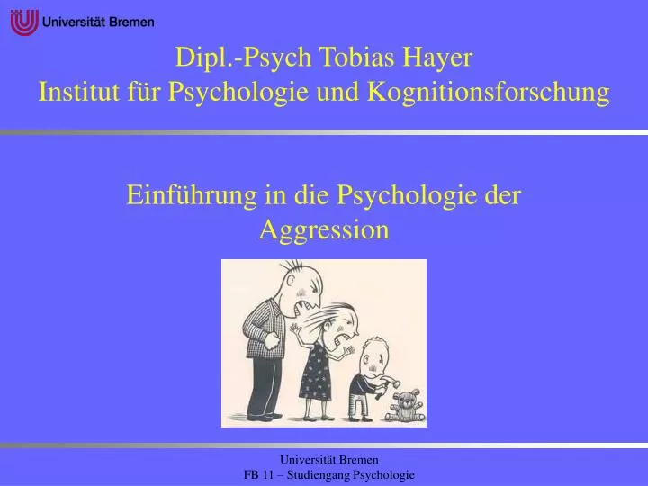 dipl psych tobias hayer institut f r psychologie und kognitionsforschung
