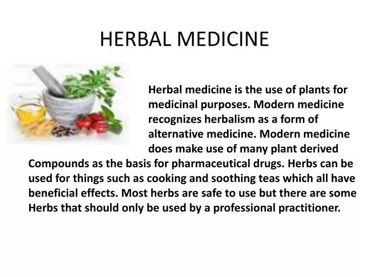 herbal medicine