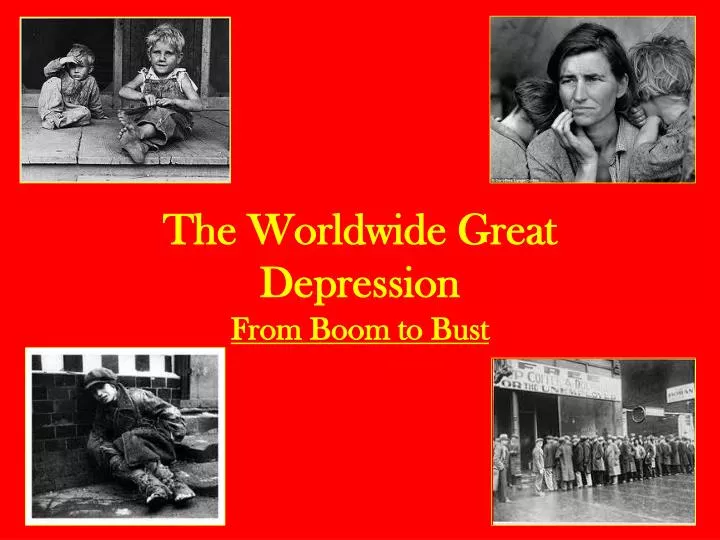 the worldwide great depression