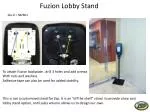 Fuzion Lobby Stand - slide 1