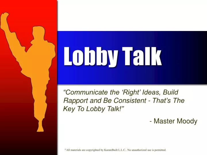 lobby talk